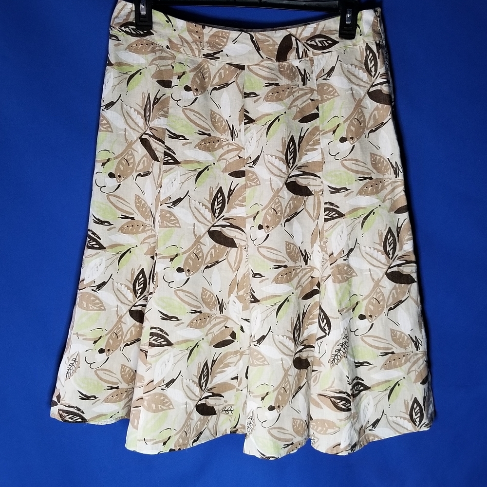 JM Collection Petite Linen Skirt